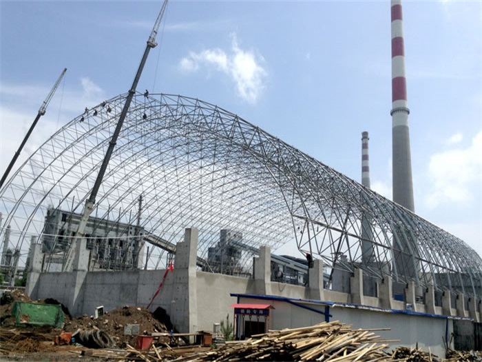 汉中煤机油桶翘工程网架
